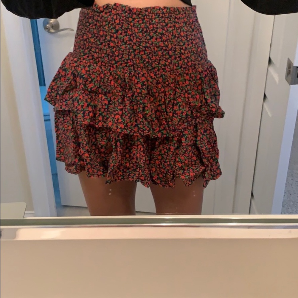 American eagle skirt, floral pattern, ruffles
